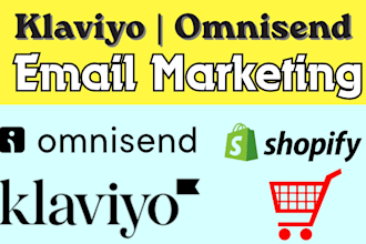 setup klaviyo email flows for shopify abandoned cart welcome series omnisend