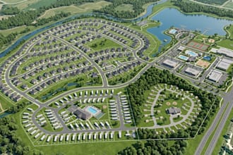 interactive site plan plat map subdivision architectur layout clickable rv park