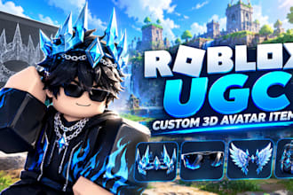 create custom roblox ugc clothing accessories 3d avatar items for your game