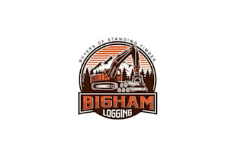 design inspirational logo for a logging timber company