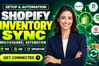 setup shopify inventory sync multi channel inventory automation pos b2b supplier