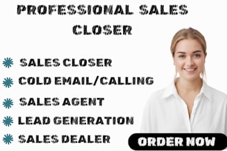 sales representative sales closer b2b online sale closer sales agent sales rep