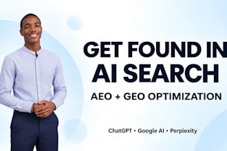 do aeo and GEO optimization for ai search visibility