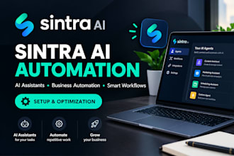 set up and automate your business with sintra ai
