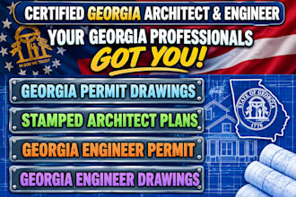 do city permit drawing as georgia architect drawing and structural engineer plan