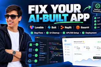 fix and deploy your lovable bolt replit or vibe coded app