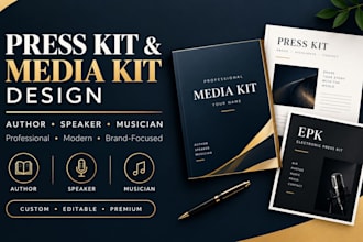 design press kit music epk influencer influencer media kit artist one sheet