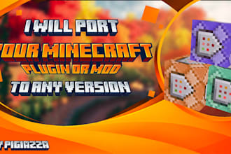 port or update your minecraft mod or plugin to any version