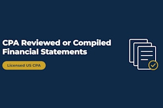 do a CPA review or compilation of your financial statement as a US CPA