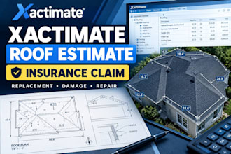 xactimate roof estimate roofing estimate insurance claim