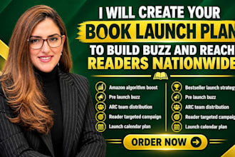 create your book launch plan to build buzz and reach readers nationwide