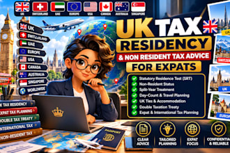 provide UK tax residency and non resident tax advice for expats