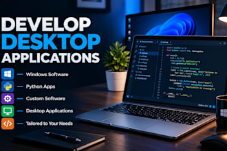 develop desktop applications, windows software, custom software, python apps