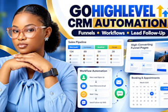 build gohighlevel website sales funnel crm and lead follow up automation