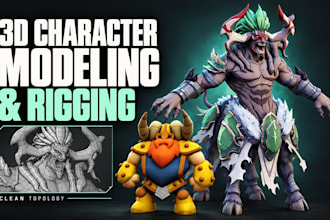 3d game character modeling and rigging