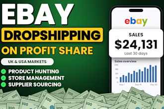 do ebay dropshipping on profit share