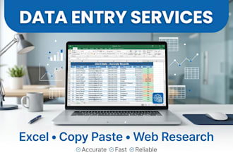 do data entry, copypaste, and excel work