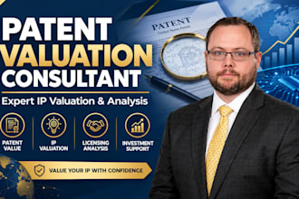 be your patent valuation consultant for expert IP valuation analysis