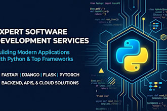 develop a python fastapi, django or flask web application
