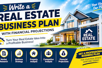 create real estate investment and property management business plan for funding