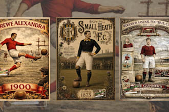 design retro vintage sports poster design  illustration sports flyer