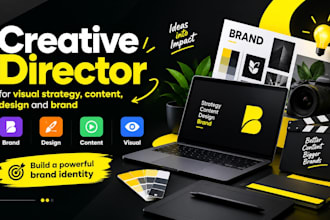 be your creative director for visual strategy, content, design and brand