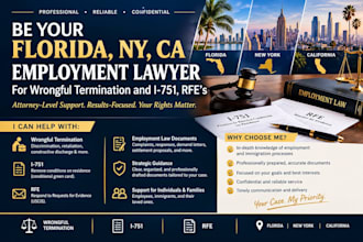 be your florida,ny,ca employment lawyer for wrongful termination and i751, rfes