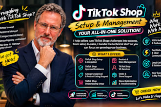 setup tiktok shop integration, category approval, tiktok dropshipping, shop VA