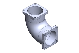design centrifugal impeller parts and pipes in solidworks