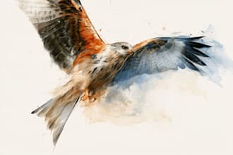 draw amazing any animal, insects, birds, reptiles, nature in watercolors