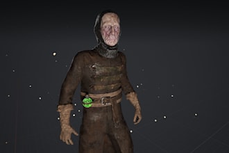design 3d game characters, 3d game modeling, game models and character rigging