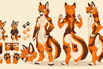 create furry reference sheet furry art anthro furry reference sheet furry oc
