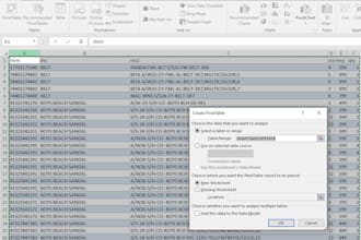 professional excel data entry vlookup and pivot table analysis  data entry1