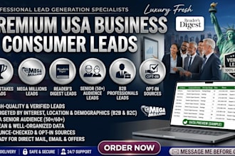 offer hot sweeps leads, USA leads, first hit leads, mega million leads
