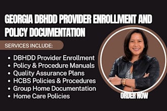 write georgia dbhdd provider enrollment policies and quality assurance