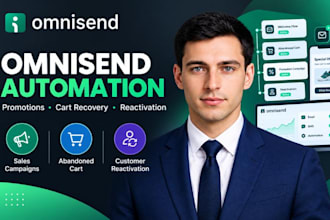 setup omnisend sales promotions abandoned cart customer reactivation