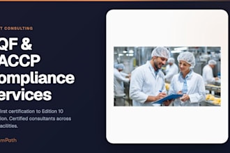 create a customized haccp plan and food safety documentation