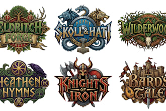 do folk metal, viking metal, pagan metal and medieval logo
