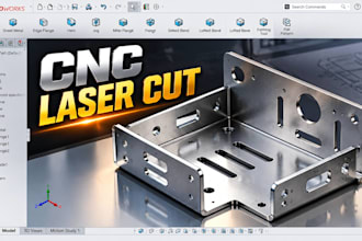 design cnc laser cut sheet metal parts, fabrication cad manufacturing drawings
