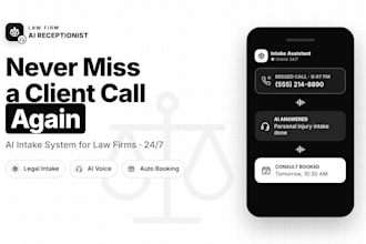 build an ai intake system to capture missed calls for your law firm