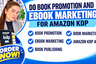 do book promotion and ebook marketing for amazon kdp