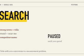 audit google ads and build paused search campaigns