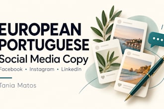 write engaging european portuguese social media posts