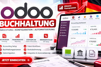 odoo buchhaltung einrichtung, accounting, buchfuhrung, finanzbuchhaltung, konten