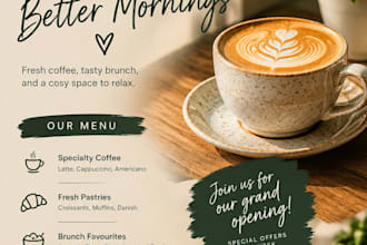 design a professional canva flyer or poster