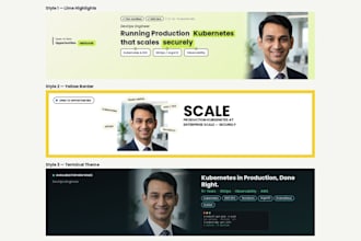 design a custom linkedin banner and polish your profile photo