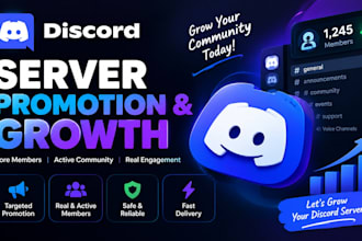 boost your discord server growth with professional promotion