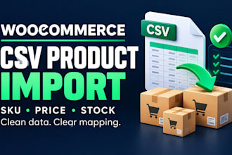 prepare and import supplier CSV products into woocommerce