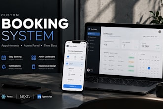 build a custom booking and appointment system for you