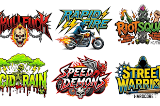 do thrash metal, speed metal, crossover and hardcore logo